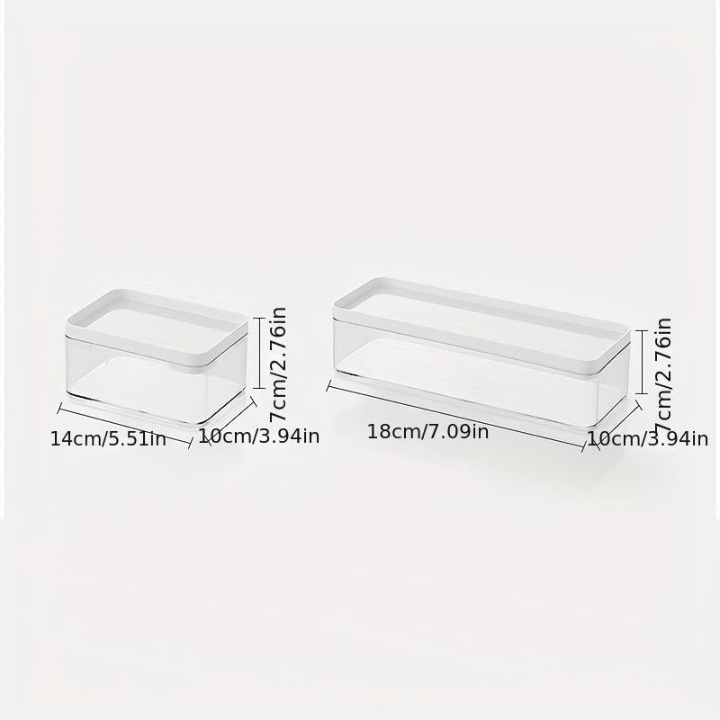 Kitchen Storage Box With Lid Sealed Fresh Keeping Box For Cereal Rice Pasta Tea
