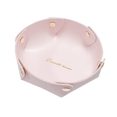 Nordic Style Leather Desktop Storage Box Key Doorway Cosmetic Jewelry