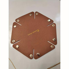 Nordic Style Leather Desktop Storage Box Key Doorway Cosmetic Jewelry