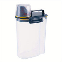 Large Capacity Airtight Rice Dispenser Keeps Food Fresh & Secure