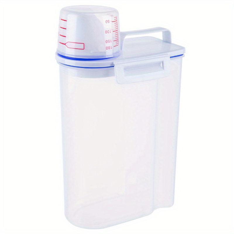 Large Capacity Airtight Rice Dispenser Keeps Food Fresh & Secure