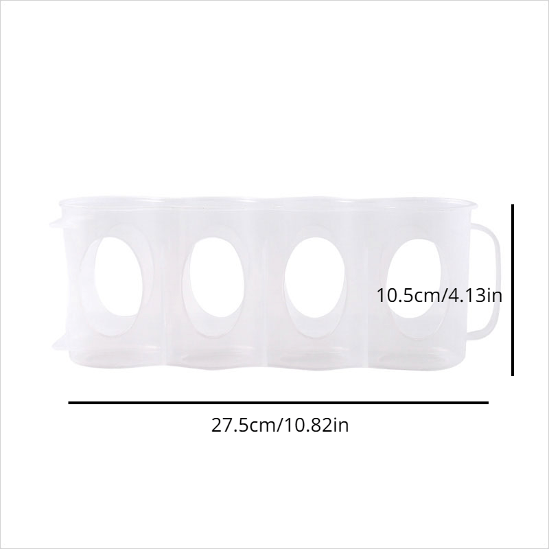 Refrigerator Can Organizer Rack Beverage Holder for Fridge, Portable Storage Bin