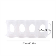Refrigerator Can Organizer Rack Beverage Holder for Fridge, Portable Storage Bin