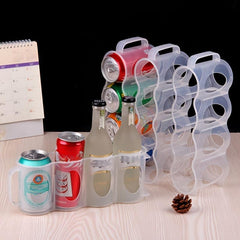 Refrigerator Can Organizer Rack Beverage Holder for Fridge, Portable Storage Bin
