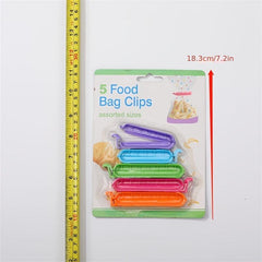 10pcs Bag Clips - Keep Food Fresh with Plastic Sealer Clamps