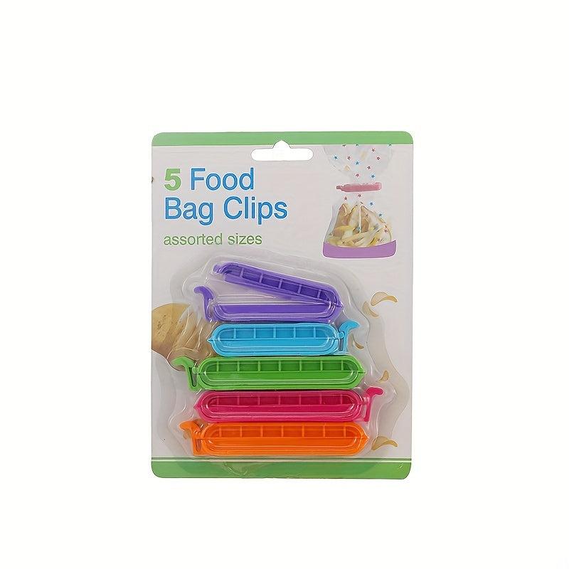 10pcs Bag Clips - Keep Food Fresh with Plastic Sealer Clamps