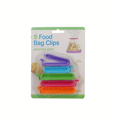 10pcs Bag Clips - Keep Food Fresh with Plastic Sealer Clamps