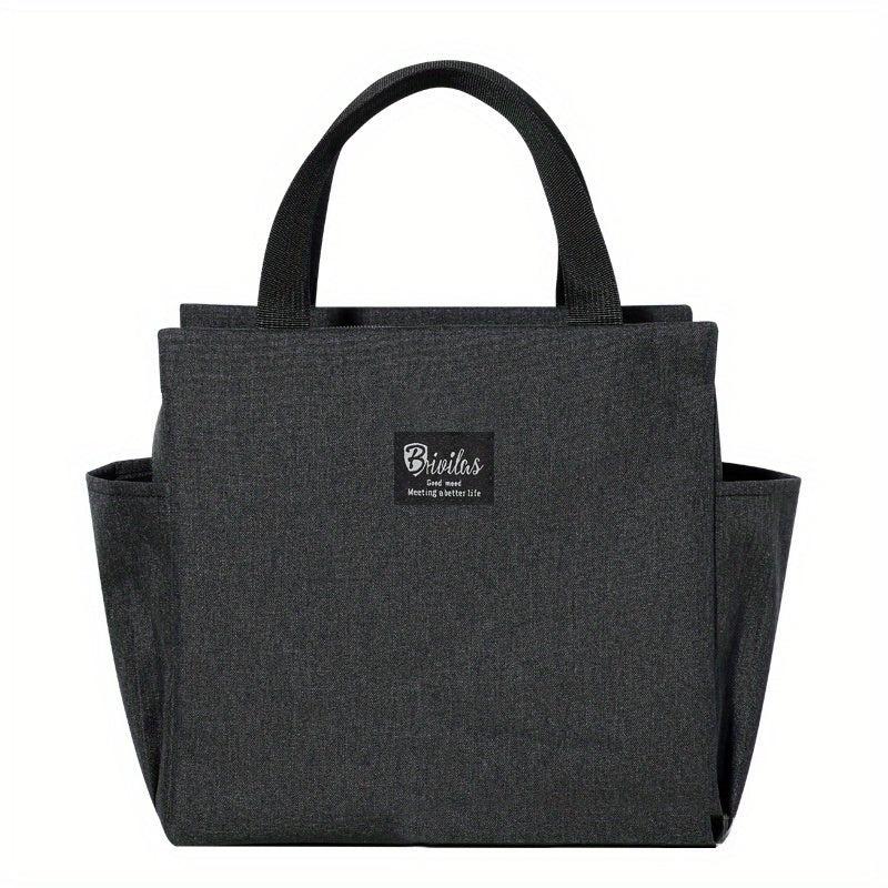 1pc Bento Bag Picnic Bag Lunch Bag Cooler Bag Oxford Cloth Portable