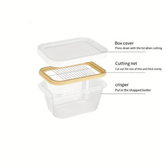 Butter Cutting Storage Box With Lid Butter Sealed Storage