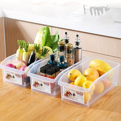3pcs Drawer Type Refrigerator Storage Box Kitchen Fresh keeping Box