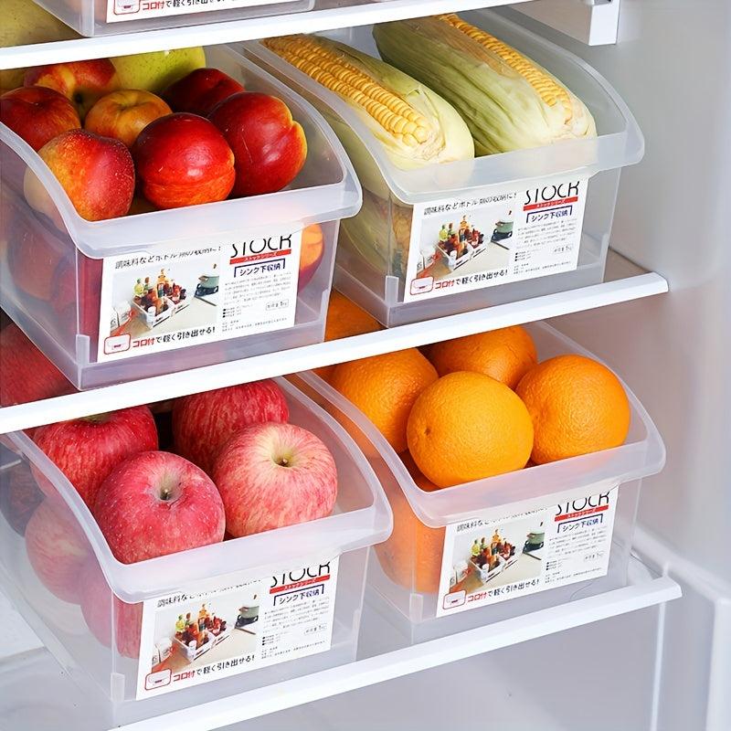 3pcs Drawer Type Refrigerator Storage Box Kitchen Fresh keeping Box