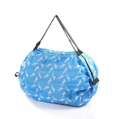 Folding Shopping Bag Large Capacity Handbag Portable Waterproof Storage