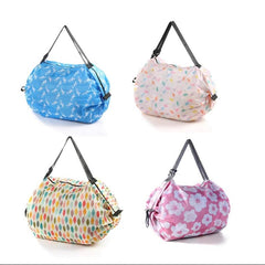 Folding Shopping Bag Large Capacity Handbag Portable Waterproof Storage