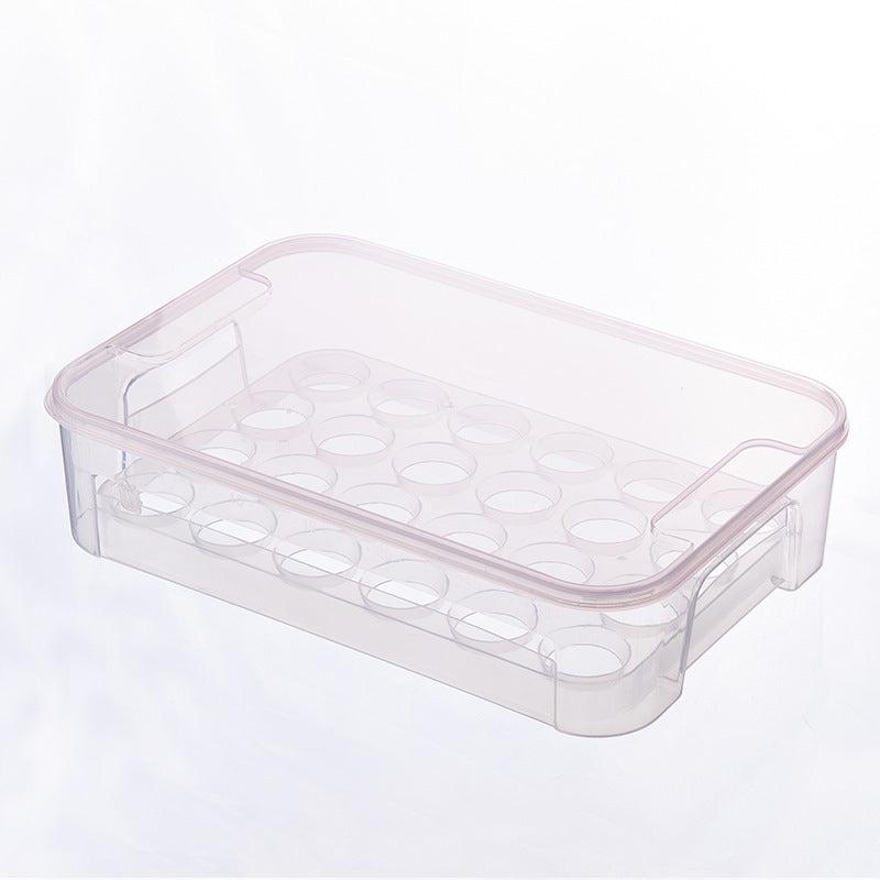 Refrigerator Egg Storage Box Leak Proof Plastic Reusable Organizer