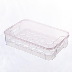 Refrigerator Egg Storage Box Leak Proof Plastic Reusable Organizer