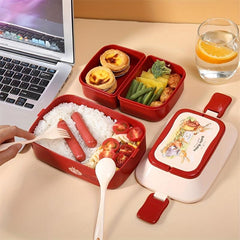 Large Lunch Box w/ Compartments Bento Box for Teens