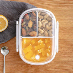 Compartmentalized Bento Box for Work Travel and School