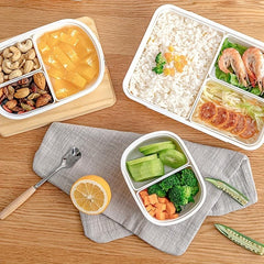 Compartmentalized Bento Box for Work Travel and School