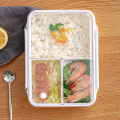 Compartmentalized Bento Box for Work Travel and School