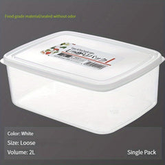 1pc Refrigerator Storage Box Transparent Fresh Keeping Box
