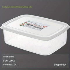 1pc Refrigerator Storage Box Transparent Fresh Keeping Box