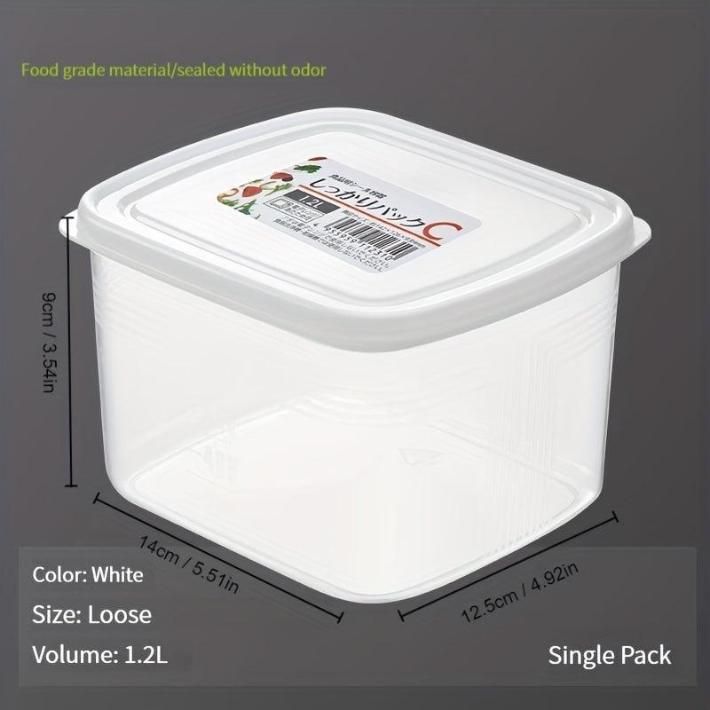 1pc Refrigerator Storage Box Transparent Fresh Keeping Box