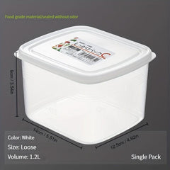 1pc Refrigerator Storage Box Transparent Fresh Keeping Box
