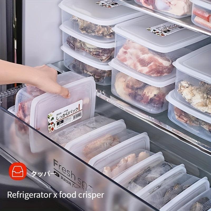 1pc Refrigerator Storage Box Transparent Fresh Keeping Box