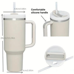 Gradient 40oz Stainless Steel Water Bottle with Lid & Handle