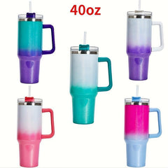 Gradient 40oz Stainless Steel Water Bottle with Lid & Handle