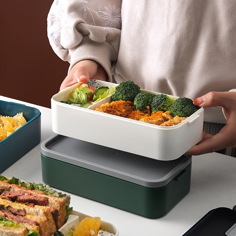 Bento Lunch Box 2 in 1 Leak Proof Lunch Container for Teenagers & Workers