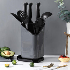 Cutlery Storage Box Kitchenware Draining Rack Utensils Bucket