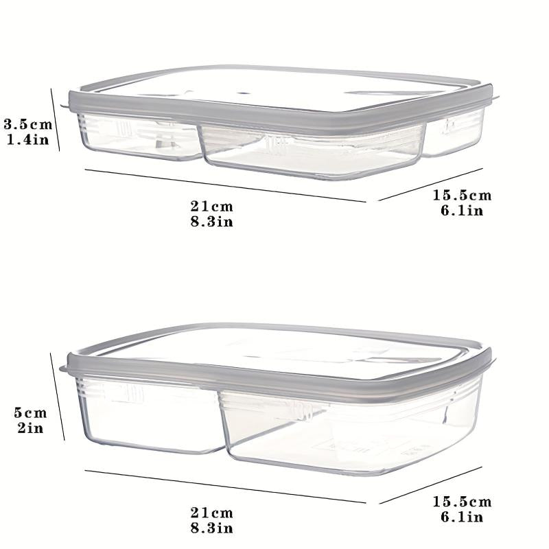 1pc Refrigerator Food Storage Box: Fish Meat Fruit Vegetables Container