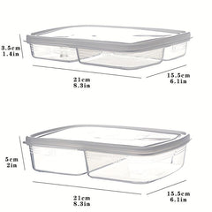 1pc Refrigerator Food Storage Box: Fish Meat Fruit Vegetables Container