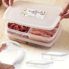 1pc Refrigerator Food Storage Box: Fish Meat Fruit Vegetables Container