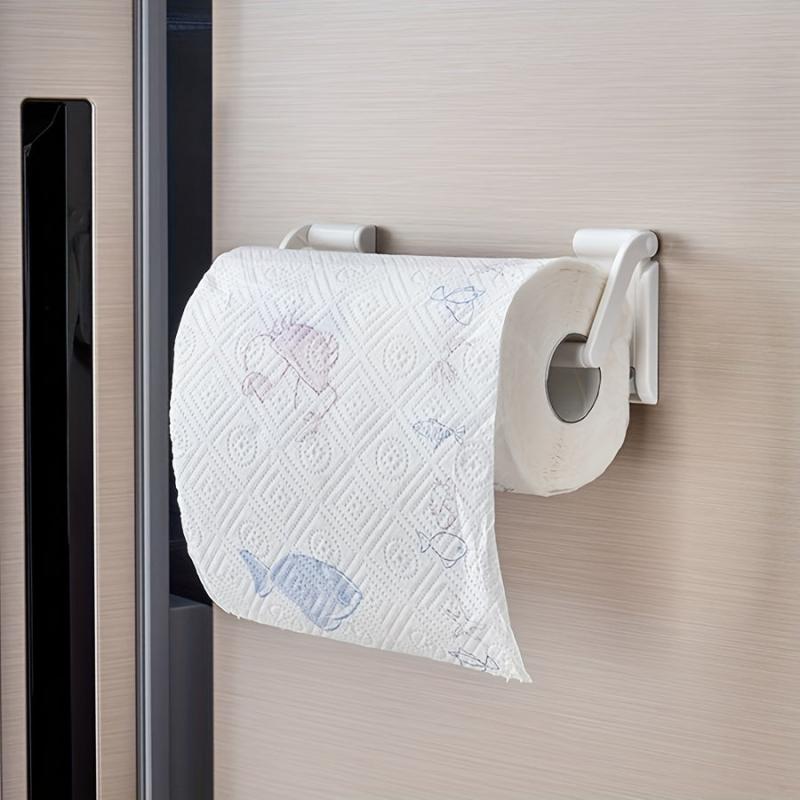 Magnetic Suction Kitchen Tissue Holder Wall Mounted Plastic Paper Roll Holder