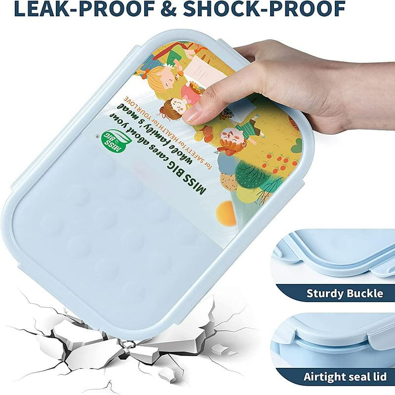 Leakproof Bento Box Food Container No BPAs Dishwasher Safe Durable Teenagers