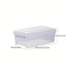 Refrigerator Storage Container Drawer Plastic Food Freezer Box