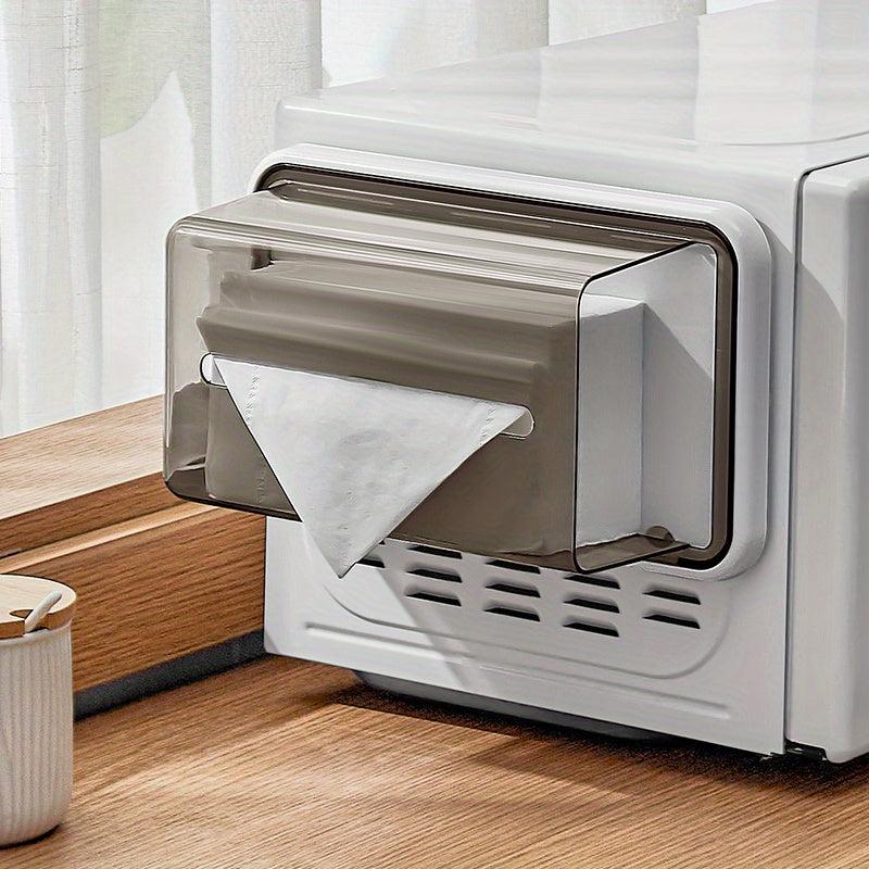 Magnetic Wall-mounted Tissue Box Kitchen Toilet Punch-free Waterproof Paper