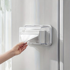 Magnetic Wall-mounted Tissue Box Kitchen Toilet Punch-free Waterproof Paper