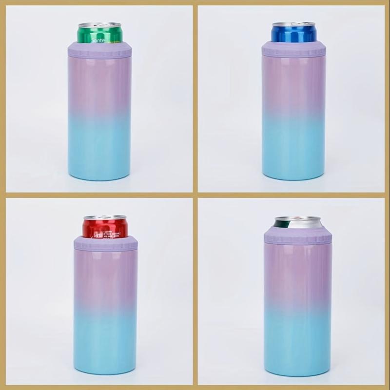 Stainless Steel Double Layer Vacuum Can Cooler 16oz Sleeve for Camping Car Home