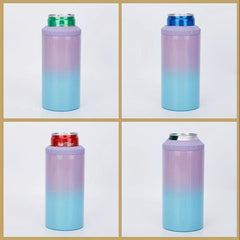 Stainless Steel Double Layer Vacuum Can Cooler 16oz Sleeve for Camping Car Home