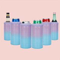 Stainless Steel Double Layer Vacuum Can Cooler 16oz Sleeve for Camping Car Home