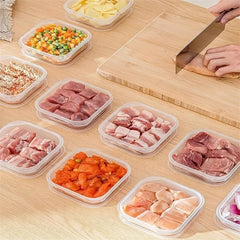 8pcs Food Preservation Storage Box for Fridge & Microwave