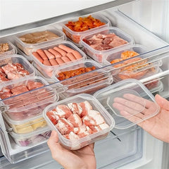 8pcs Food Preservation Storage Box for Fridge & Microwave