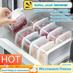 8pcs Food Preservation Storage Box for Fridge & Microwave