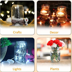 Glass Sealed Jar Kitchen Storage 16oz - Pack of 4
