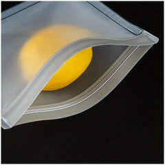 1pc Peva Food Bag Translucent Self-sealing Storage Bag