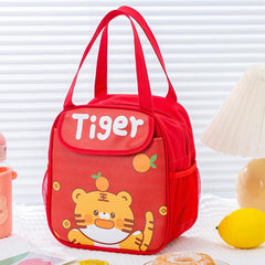 Cartoon Aluminum Foil Insulation Lunch Box Bag for Camping Picnic Beach