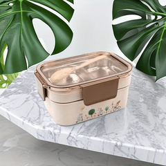 Stainless Steel Double Layer Bento Box Leakproof Food Container